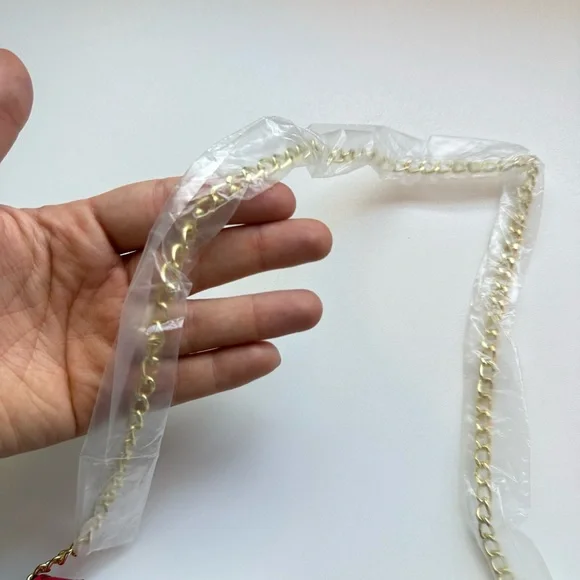 Harry Potter x Danielle Nicole Gryffindor Uniform Clutch Bag with Chain Strap - Picture 13 of 14